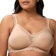 Triumph BH Modern Lace Cotton Soft Bra Beige D 80 Dame