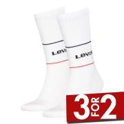 Levis Strømper 2P Organic Cotton Sock Hvit Str 39/42