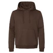 Resteröds Bamboo Hooded Shirt Brun Medium Herre