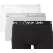 Calvin Klein 3P Modern Structure Recycled Trunk Hvit/Svart Small Herre