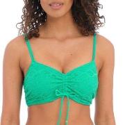 Freya Sundance Uw Bralette Bikini Top Jade/Grønn nylon F 65 Dame