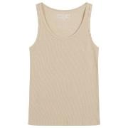 Bread and Boxers Women Ribbed Tank Top Beige bomull Large Dame