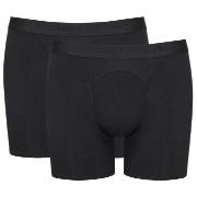 Sloggi 2P Men Ever Soft Short Svart modal Medium Herre