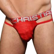 Andrew Christian Almost Naked Stripe Sexy Brief Rød polyester Small He...