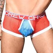 Andrew Christian Almost Naked Transparent Boxer Blå/Rød polyester Smal...