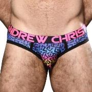 Andrew Christian Almost Naked Vivid Mesh Brief Rosa/Lilla polyamid X-L...