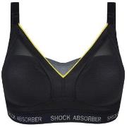 Shock Absorber BH Active Shaped Support Bra Svart/Gul B 70 Dame