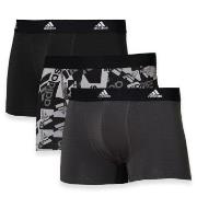 adidas 3P Active Flex Cotton Trunk Svart/Grå bomull Large Herre