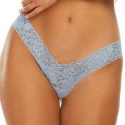 Hanky Panky Truser Daily Lace Low Rise Thong Dueblå nylon One Size Dam...