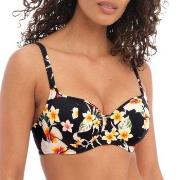 Freya Havana Sunrise UW Bikini Top Svart mønstret nylon E 70 Dame