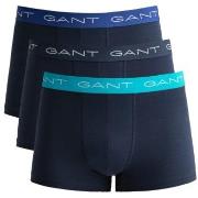 Gant 3P Cotton Jersey Trunks Marine/Blå bomull Medium Herre