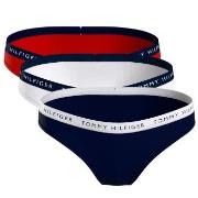 Tommy Hilfiger Truser 3P Recycled Essentials Bikini Rød/Blå  X-Small D...