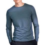 Bread and Boxers Active Long Sleeve Shirt Blå polyester Small Herre