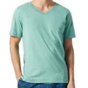 Schiesser Mix and Relax Organic V-neck T-Shirt Mintgrønn bomull Large ...