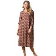 Trofe Flora Long Sleeve Nightdress Mixed viskose Medium Dame