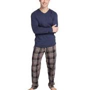 Jockey Pyjama 11 Mix Blå/Brun Small Herre