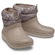 Crocs Classic Neo Puff Shorty Boot W Beige US W7 (EU 37-38) Dame