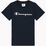 Champion American Classics Legacy Girls T-Shirt Marine bomull Small Da...