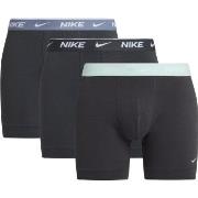 Nike 3P Everyday Essentials Cotton Stretch Boxer Svart/Grønn bomull Sm...