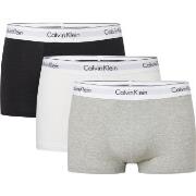 Calvin Klein 3P Modern Cotton Stretch Trunk Hvit/Grå bomull Medium Her...