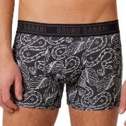 Bruno Banani Rattlesnake Print Boxer Svart mønstret bomull Small Herre