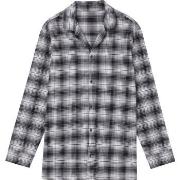 Calvin Klein Flannel Sleep LS Button Down Pyjama Rutet bomull Large He...