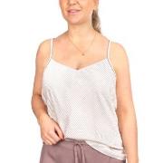 Calvin Klein Woven Viscose Camisole Krem viskose Small Dame