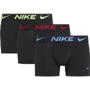 Nike 3P Everyday Essentials Micro Trunks Svart/Blå polyester Medium He...