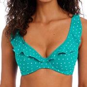 Freya Jewel Cove High Apex Bikini Top With J-Hook Turkis H 85 Dame