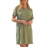 Trofe Stretch Terry Solid Robe Militærgrønn Medium Dame