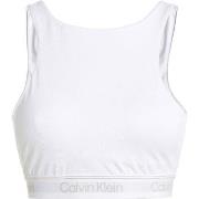 Calvin Klein BH Sport Cutout Medium Impact Sports Bra Hvit polyester X...