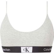 Calvin Klein BH CK96 Unlined Bralette Lysgrå bomull Medium Dame