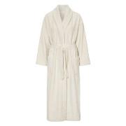 Damella Soft Velour Terry Robe Hvit Small Dame