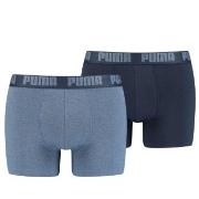 Puma 2P Basic Boxer Blå bomull Large Herre