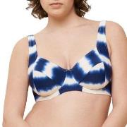 Triumph Summer Fizz W 01 Bikini Top Blå/Hvit polyamid D 42 Dame