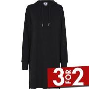 JBS of Denmark Bamboo Hoodie Dress Svart Small Dame