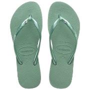 Havaianas Slim Crystal SW II Grønn Str 39/40 Dame