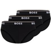 BOSS 3P Power Brief Svart bomull Small Herre