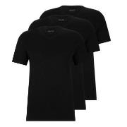 BOSS 3P V-Neck Classic T-shirt Svart bomull XX-Large Herre