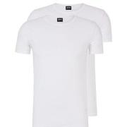 BOSS 2P Modern Round Neck T-shirt Hvit bomull XX-Large Herre