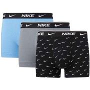 Nike 3P Everyday Essentials Cotton Stretch Trunk Grå/Blå bomull Medium...