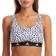 adidas BH Scoop Bralette Hvit/Svart bomull Small Dame