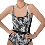 Anita Pure Graphics Swimsuit Svart/Hvit C 38 Dame