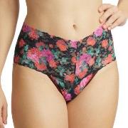 Hanky Panky Truser Signature Lace Print Retro Thong Mixed nylon One Si...