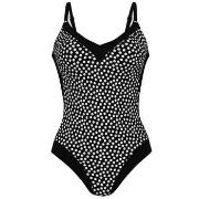 Rosa Faia Summer Dot Swimsuit Svart/Hvit C 44 Dame