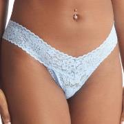 Hanky Panky Truser Daily Lace Low Rise Thong Lysblå nylon One Size Dam...