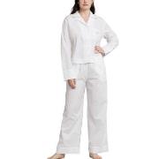 Polo Ralph Lauren Long Sleeve Pyjamas Set Hvit bomull Small Dame