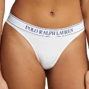 Polo Ralph Lauren Truser Mid Rise Thong Hvit Medium Dame