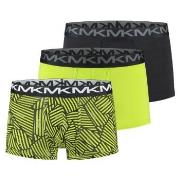 Michael Kors 3P Stretch Factor Trunks Svart/Gul bomull XX-Large Herre