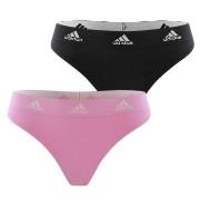 adidas Truser 2P Underwear Brazilian Thong Svart/Rosa bomull X-Large D...